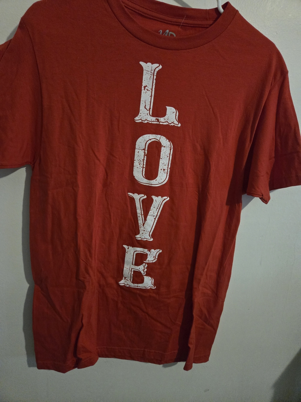 Not Rated Red Vertical LOVE Graphic Tee